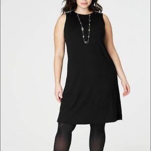 J. JILL BLACK HIGH NECK LINE DRESS